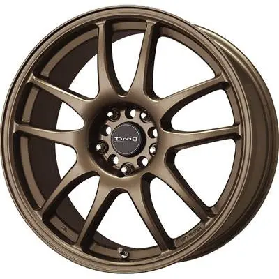 Drag Dr-31 Wheels 17X7 5X100 5X114 Rally Bronze Rims 1