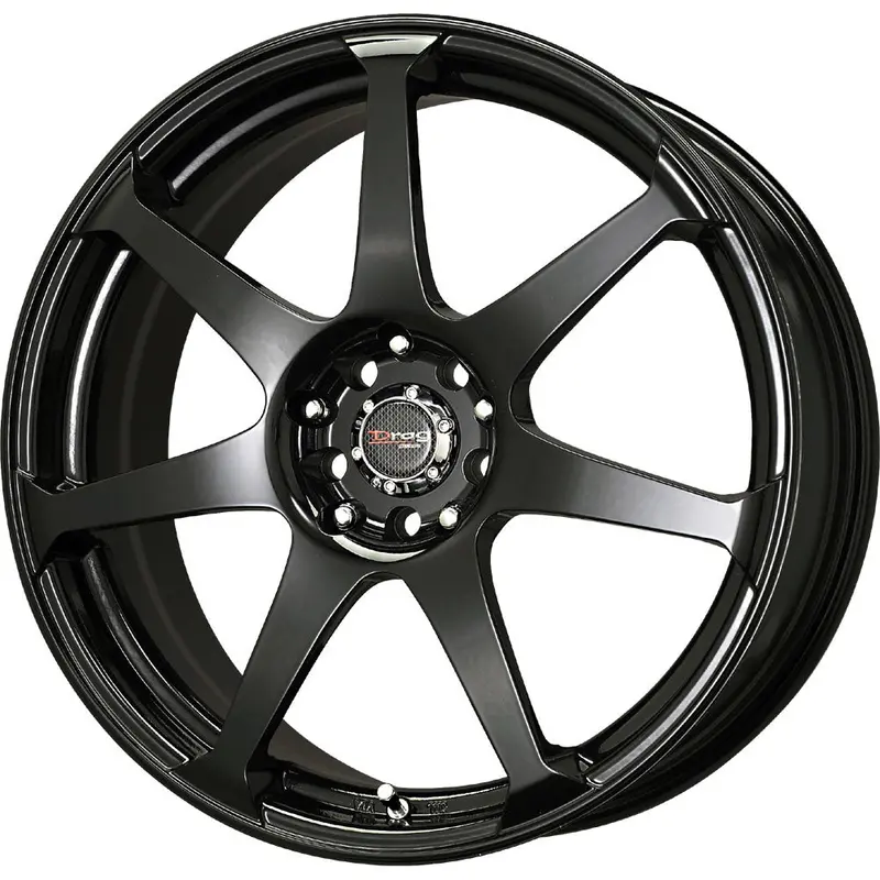 Drag Dr-33 Wheels 14X5.5 4X100 4X114 Gloss Black Rims 1