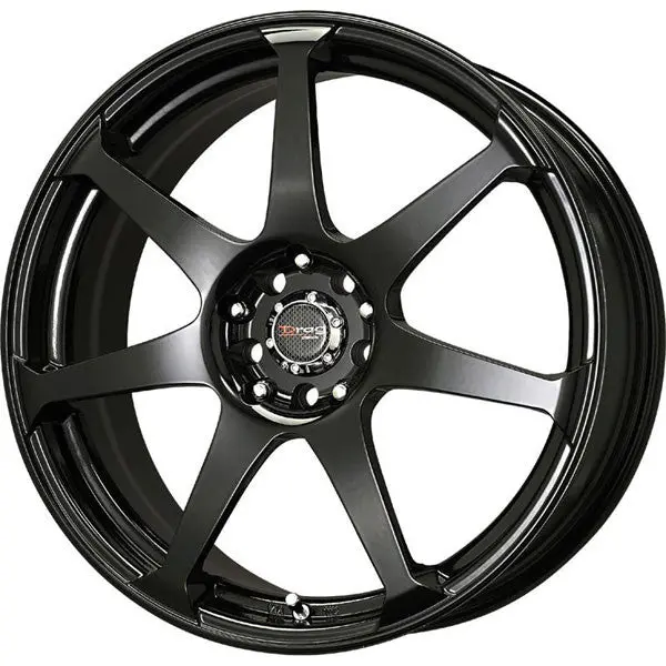 Drag Dr-33 Wheels 17X7.5 5X100 5X114.3 Gloss Black Rims 1