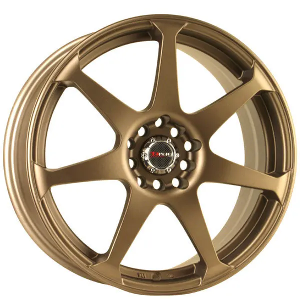 Drag Dr-33 Wheels 17X7.5 5X100 5X114.3 Rally Bronze Rims 1