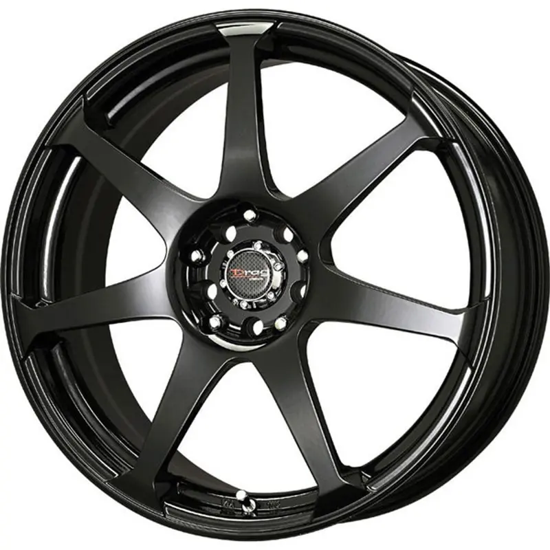 Drag Dr-33 Wheels 18X7.5 5X100 5X114.3 Gloss Black Rims 1