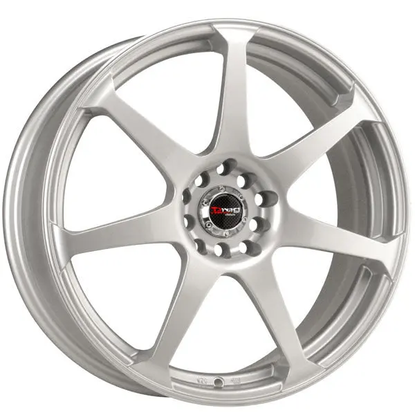 Drag Dr-33 Wheels 18X7.5 5X100 5X114.3 Silver Rims 1