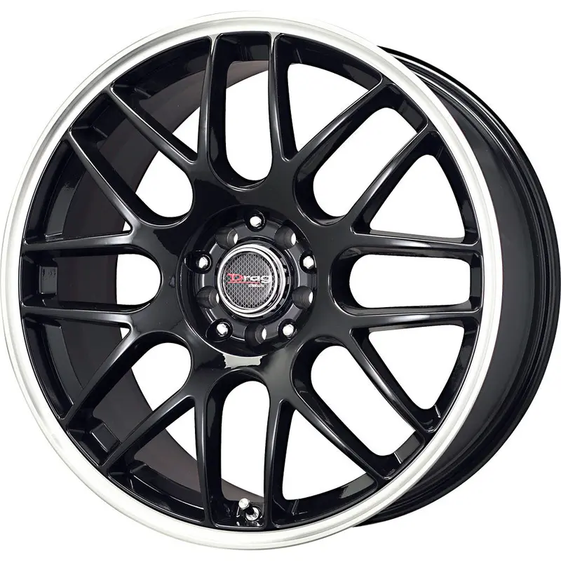 Drag Dr-34 Wheels 16X7 5X105 5X110 Gloss Black Rims Rims 1