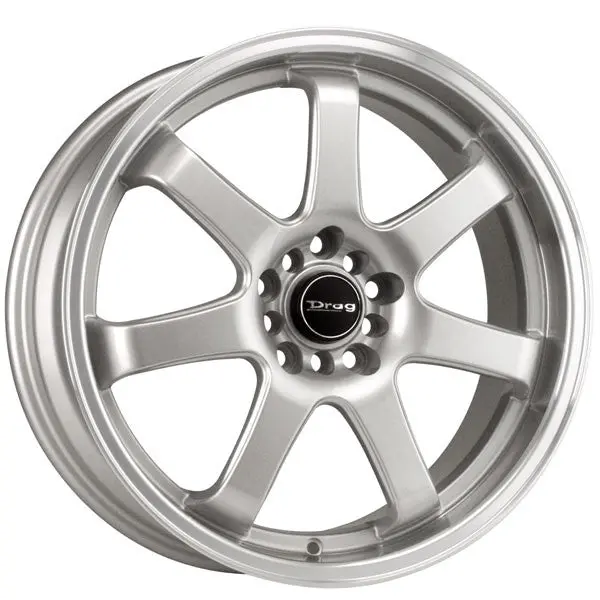 Drag Dr-35 Wheels 18X7.5 5X100 5X114.3 Silver Rims 1