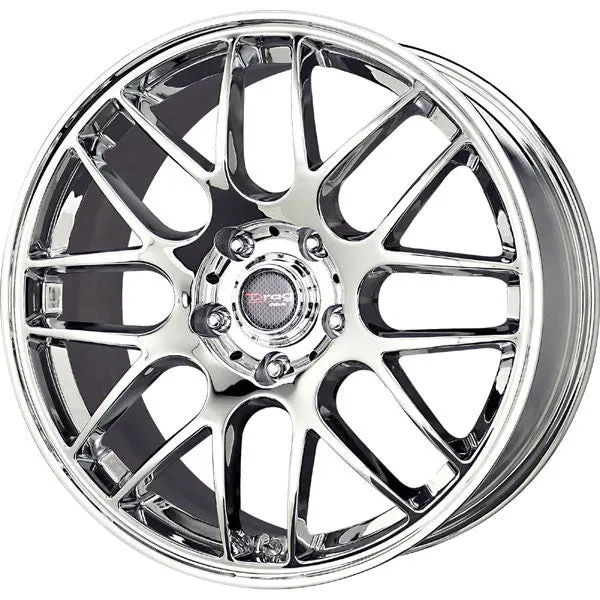 Drag Dr-37 Wheels 17X7.5 5X120 Chrome Rims 1