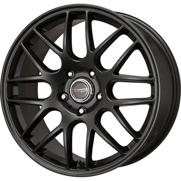 Drag Dr-37 Wheels 18X8.5 5X120 Et15 Matte Black Rims 1