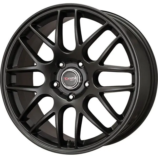 Drag Dr-37 Wheels 19X8.5 5X114.3 Matte Black Rims 1