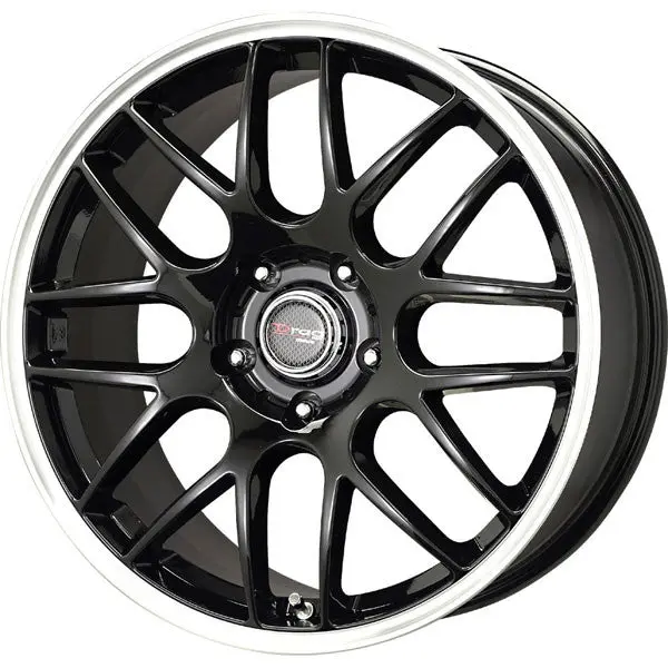 Drag Dr-37 Wheels 19X8 5X114.3 Gloss Black Rims 1