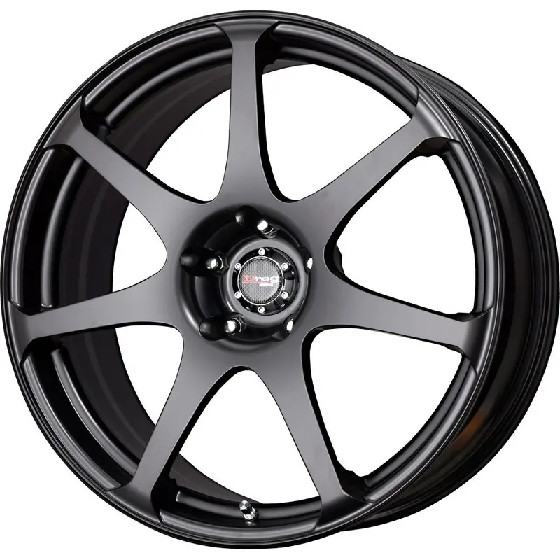 Drag Dr-48 Wheels 17X9 4X114.3 Matte Black Rims 1