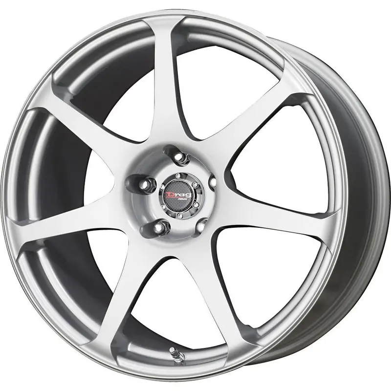 Drag Dr-48 Wheels 19X9.5 5X120 Silver Rims 1
