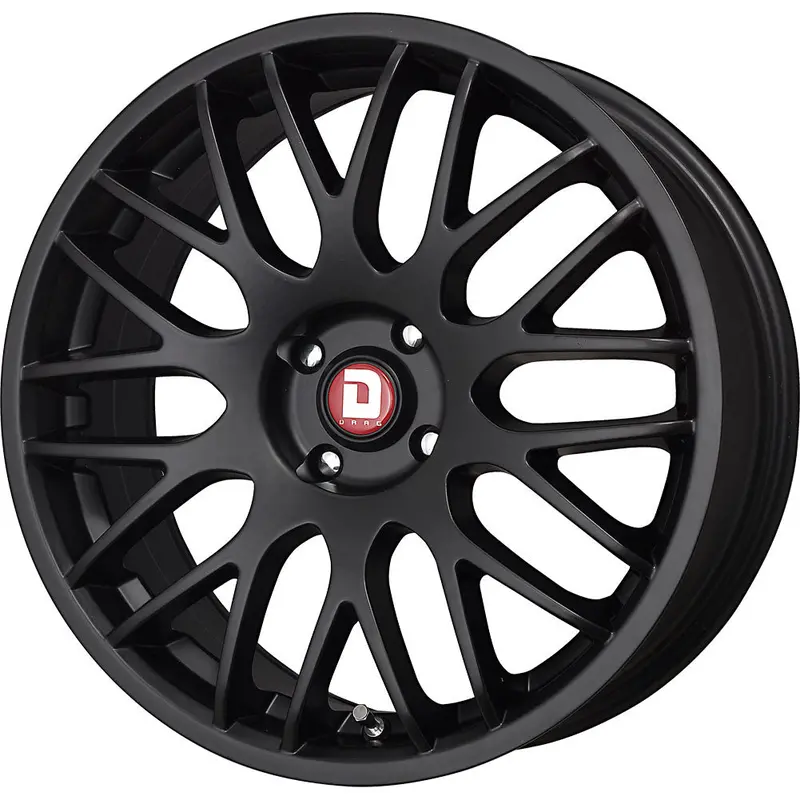 Drag Dr-61 Wheels 17X7 4X98 Matte Black Rims 1