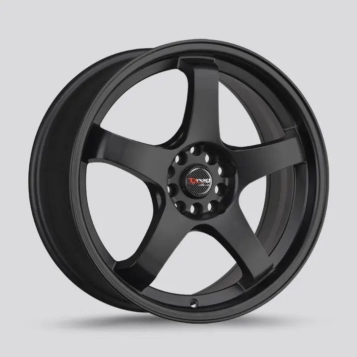 Drag Dr-63 Wheels 17X7 4X100 4X114.3 Matte Black Rims 1