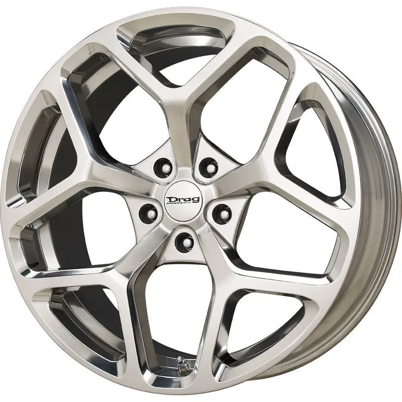Drag Dr-64 Wheels 20X10 5X115 Polished Rims 1