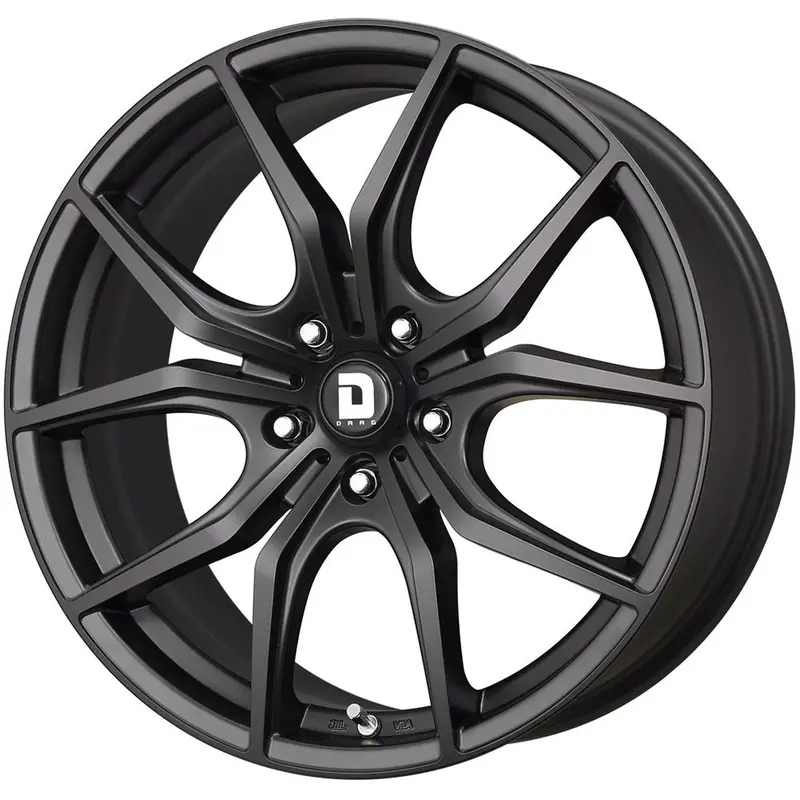 Drag Dr-67 Wheels 17X7.5 5X120 5X4.72 Matte Black Rims 1