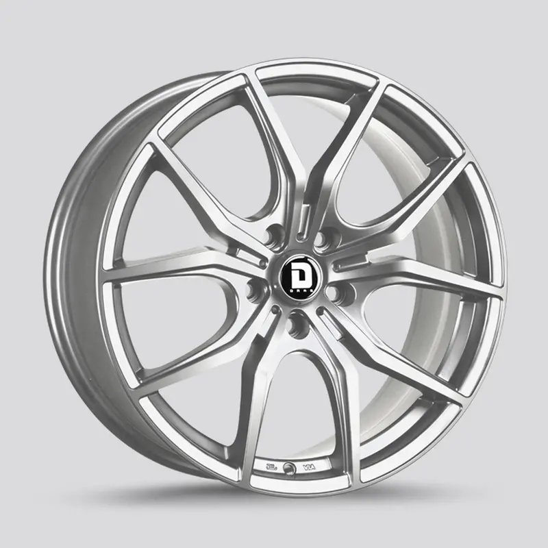 Drag Dr-67 Wheels 18X8 5X112 Et35 Platinum Silver Rims 1