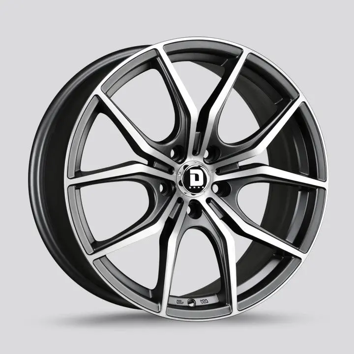 Drag Dr-67 Wheels 19X8 5X114.3 Gunmetal Machined Face Rims 1