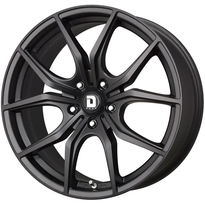 Drag Dr-67 Wheels 19X8 5X114.3 Matte Black Rims 1