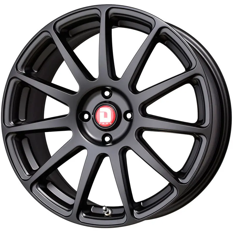 Drag Dr-68 Wheels 17X7 4X98 Matte Black Rims 1