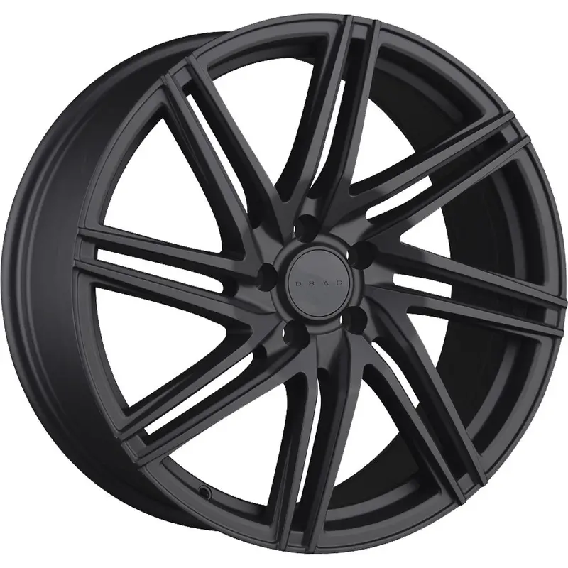 Drag Dr-70 Wheels 17X7.5 5X112 5X120 Directional Rims Matte Black 2