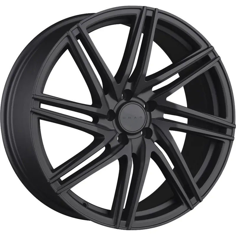 Drag Dr-70 Wheels 18X8 5X110 5X4.33 Matte Black Rims 1