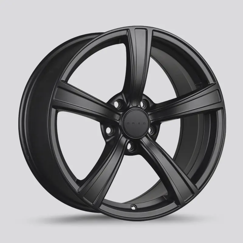Drag Dr-72 Wheels 18X9.5 5X114.3 Matte Black Rims 2