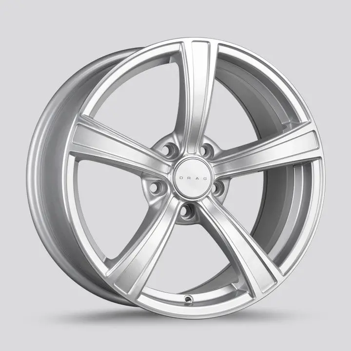 Drag Dr-72 Wheels 18X9.5 5X120 Silver Rims 1