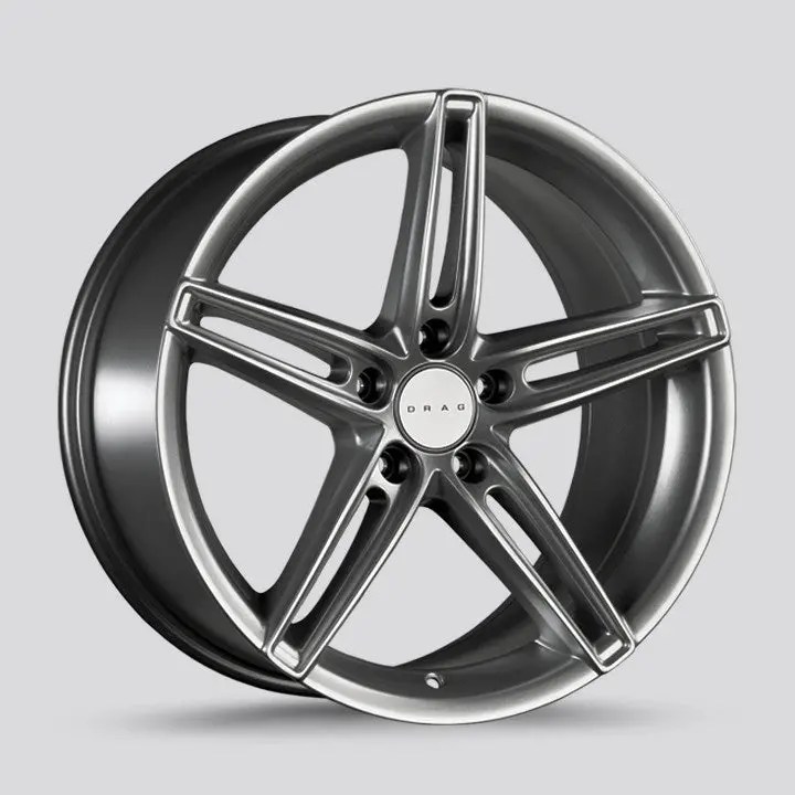 Drag Dr-73 Wheels 17X7.5 5X120 Hyper Black Rims 1