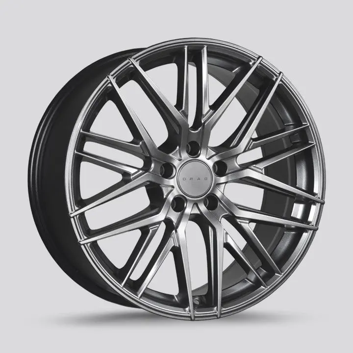 Drag Dr-77 Wheels 17X7.5 5X120 Hyper Black Rims 1