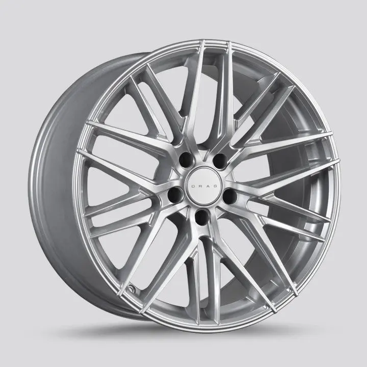 Drag Dr-77 Wheels 20X9 5X120 Silver Rims 1