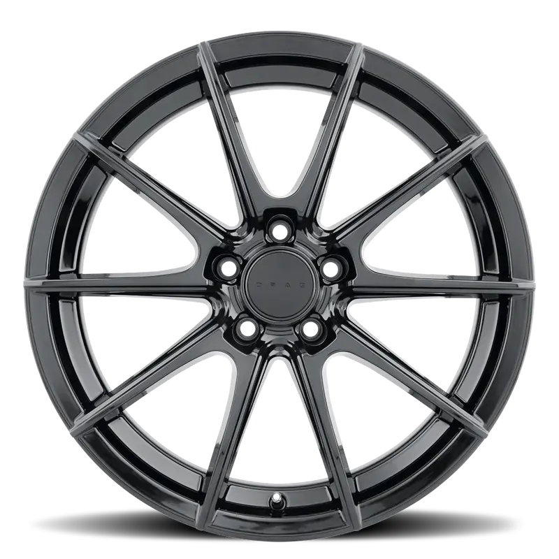 Drag Dr-82 Wheels 17X7.5 5X112 Et38 Gloss Black Rims 2