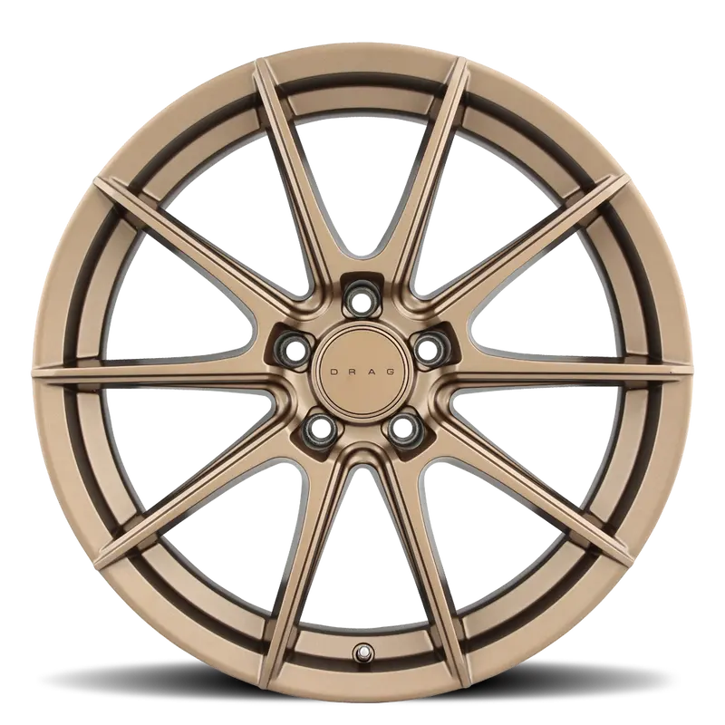 Drag Dr-82 Wheels 17X7.5 5X114.3 Et40 Frozen Bronze Rims 2