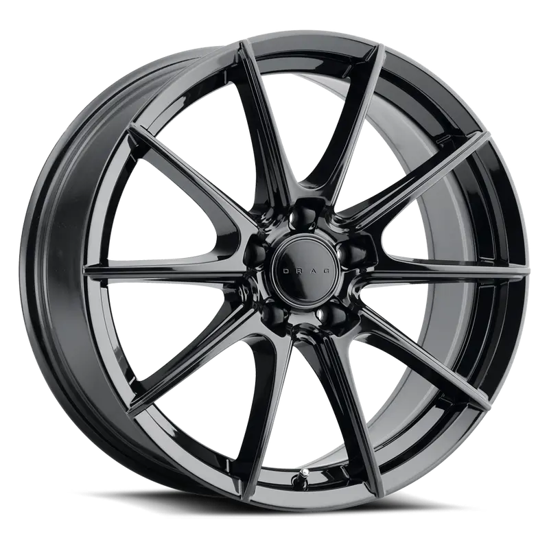 Drag Dr-82 Wheels 20X10.5 5X114.3 Et45 Gloss Black Rims 1