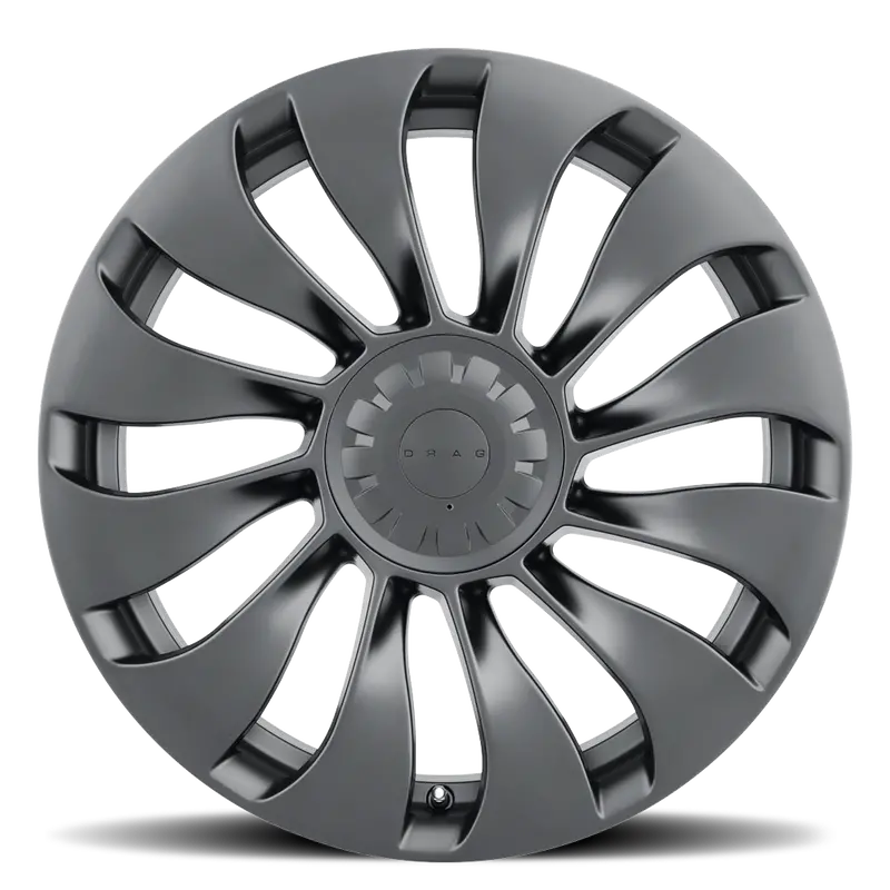 Drag Dr-83 Wheels 20X9 5X114.3 5X120 Et33 Flat Black Rims 2
