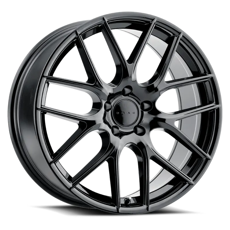 Drag Dr-84 Wheels 16X7 5X100 5X114.3 Et40 Black Rims 1