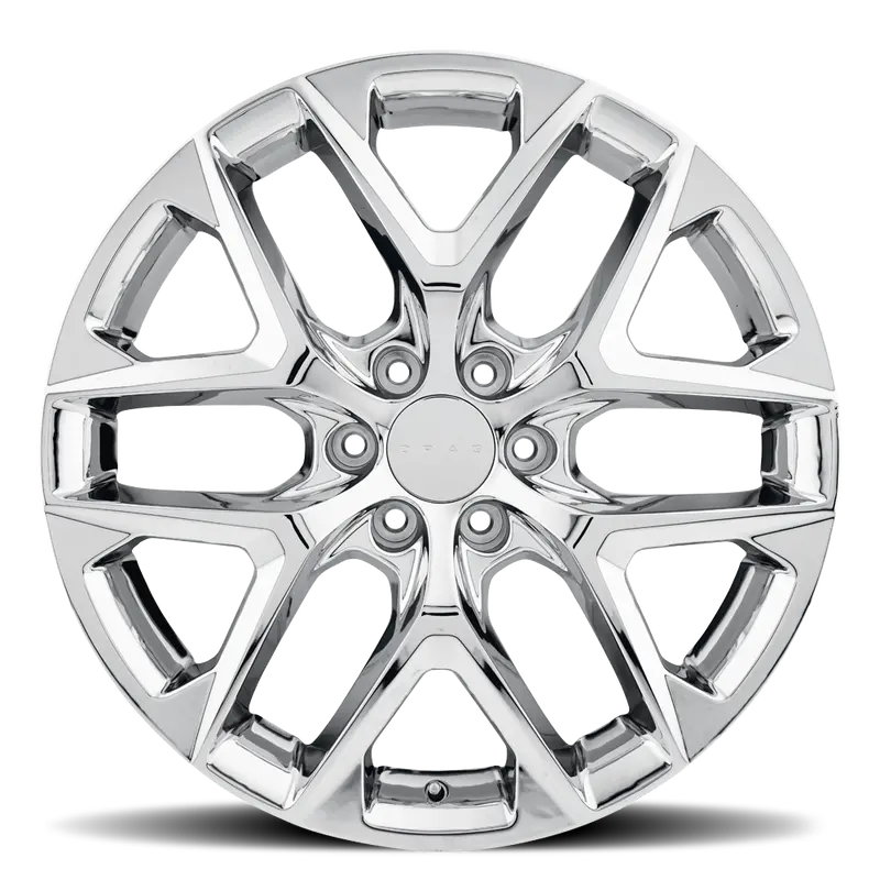 Drag Dr-85 Wheels 22X9 6X139.7 Et24 Chrome Rims 2