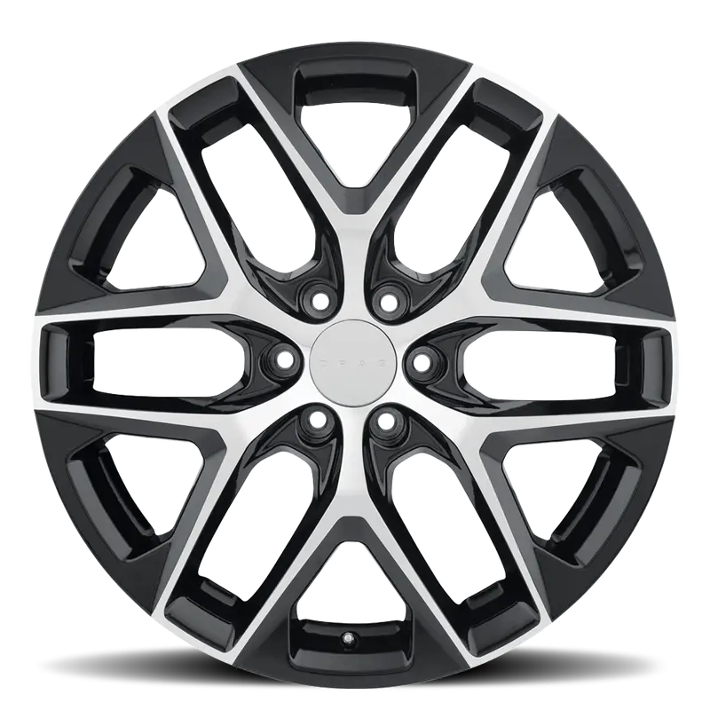 Drag Dr-85 Wheels 22X9 6X139.7 Et24 Gloss Black Machined Face Rims 2