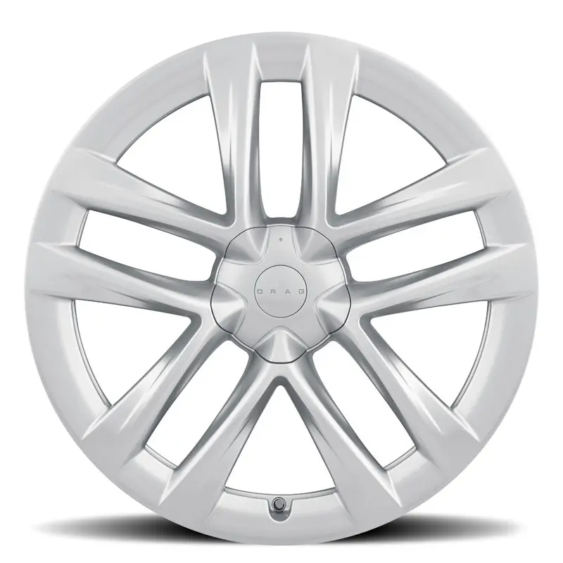 Drag Dr-86 Wheels 18X8.5 5X114.3 5X120 Et30 Silver Rims 2