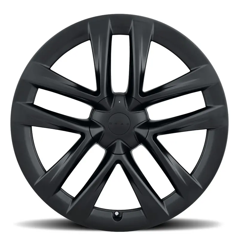 Drag Dr-86 Wheels 19X8.5 5X112 5X120 Et30 Flat Black Rims 2
