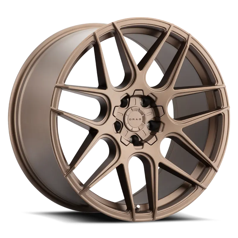 Drag Dr-87 Wheels 17X7.5 5X100 5X114.3 Et40 Frozen Bronze Rims 1