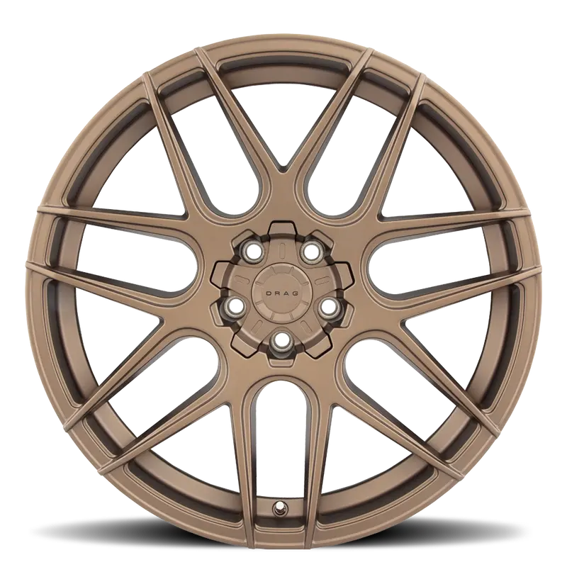 Drag Dr-87 Wheels 17X7.5 5X112 5X120 Et38 Frozen Bronze Rims 2