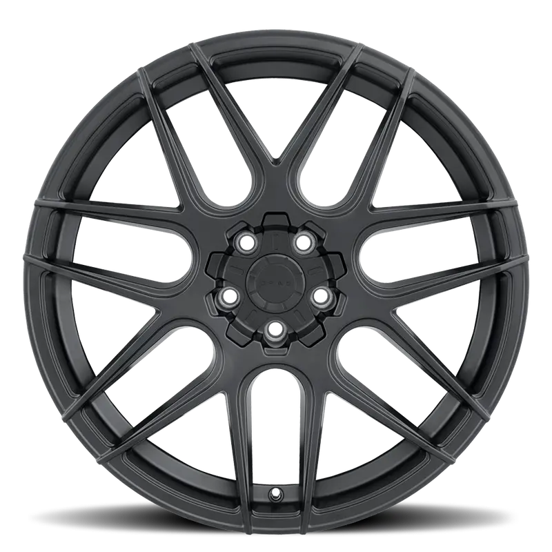 Drag Dr-87 Wheels 18X8 5X108 5X115 Et40 Flat Black Rims 2