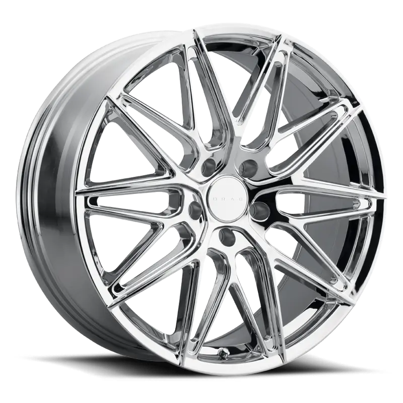 Drag Dr-88 Wheels 17X7.5 5X105 5X110 Et40 Chrome Rims 1