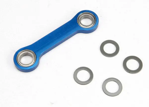 Drag Link, Machined 6061-T6 Aluminum (Blue-Anodized)/ 5X8x2.5 Ball Bearing (2) 1