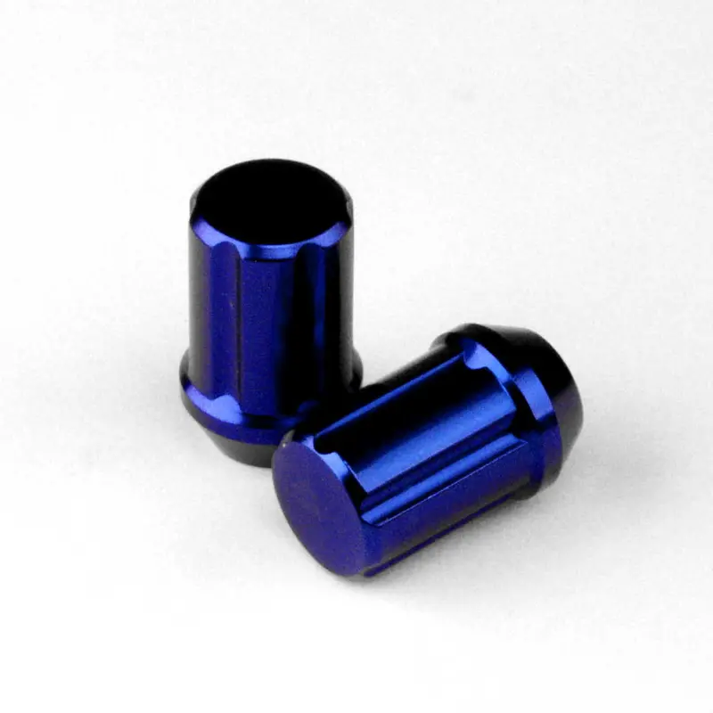 Drag Wheels 12X1.5 Blue Closed End Splined Aluminum Lug Nuts 1