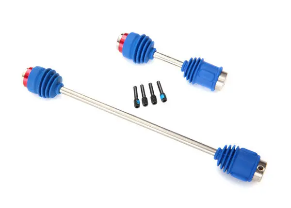 Driveshafts, Center E-Revo (Steel Constant-Velocity) Front (1)/ Rear (1) (Assembled With Inner And Outer Dust Boots, For E-Revo & Summit) 1