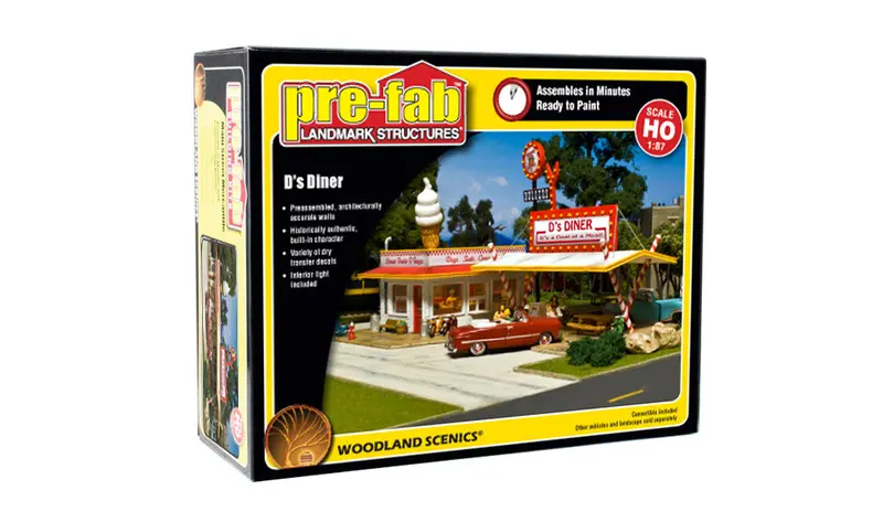 D's Diner Ho Scale Kit 1