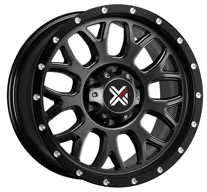 Dx4 15X8 Gear 5X5.5 5X139.7 Matte Black Wheels 1