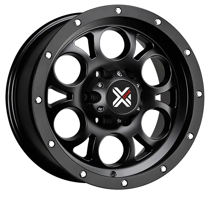 Dx4 16X8.5 Tuff 5X4.5 5X114.3 Matte Black Wheels 1