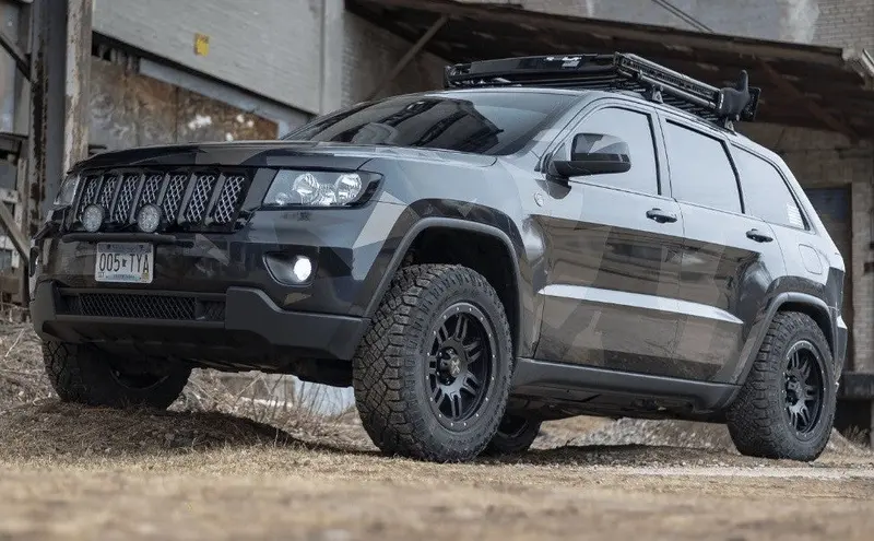 Dx4 17X8.5 7S 5X5 5X127 Matte Machined Black Wheels 2