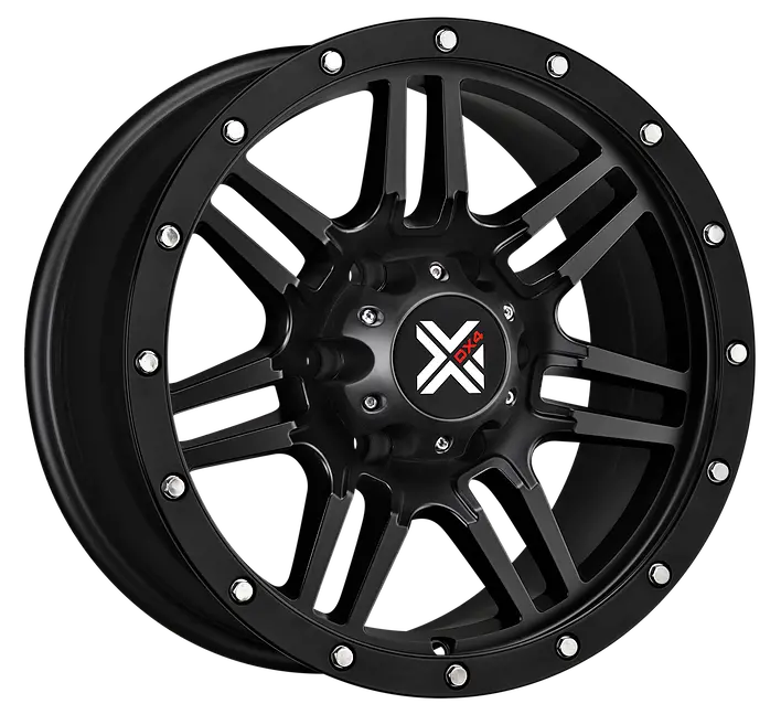 Dx4 17X8.5 7S 6X139.7 Matte Black Wheels 1